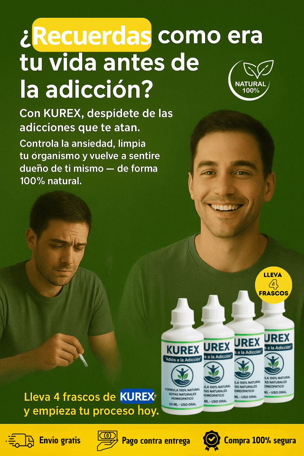 Del sufrimiento a la libertad: Rompe la cadena con KUREX ⛓️‍💥